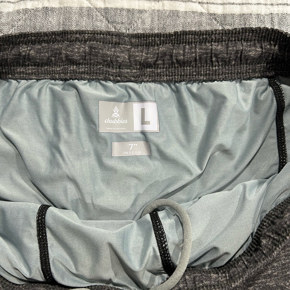 Chubbies Dark Gray Athletic Shorts